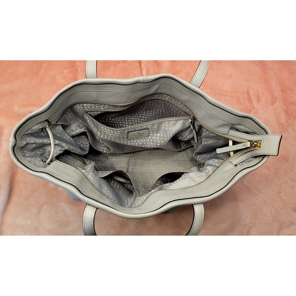 Kate Spade rarely worn grey and white large leather tote bag - Picture 8 of 8